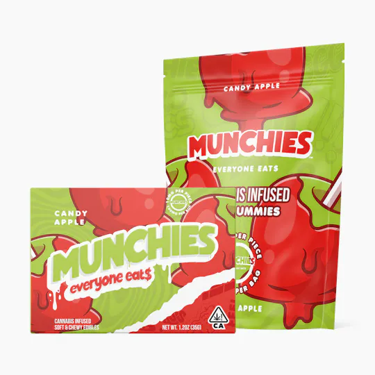 Munchies - Candy Apple Gummies | 100mg | 10ct | 10mg/ea - 1