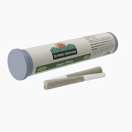 SunMed Growers - Sugar Plum Pre Roll 0.5g/2 Pack - 1