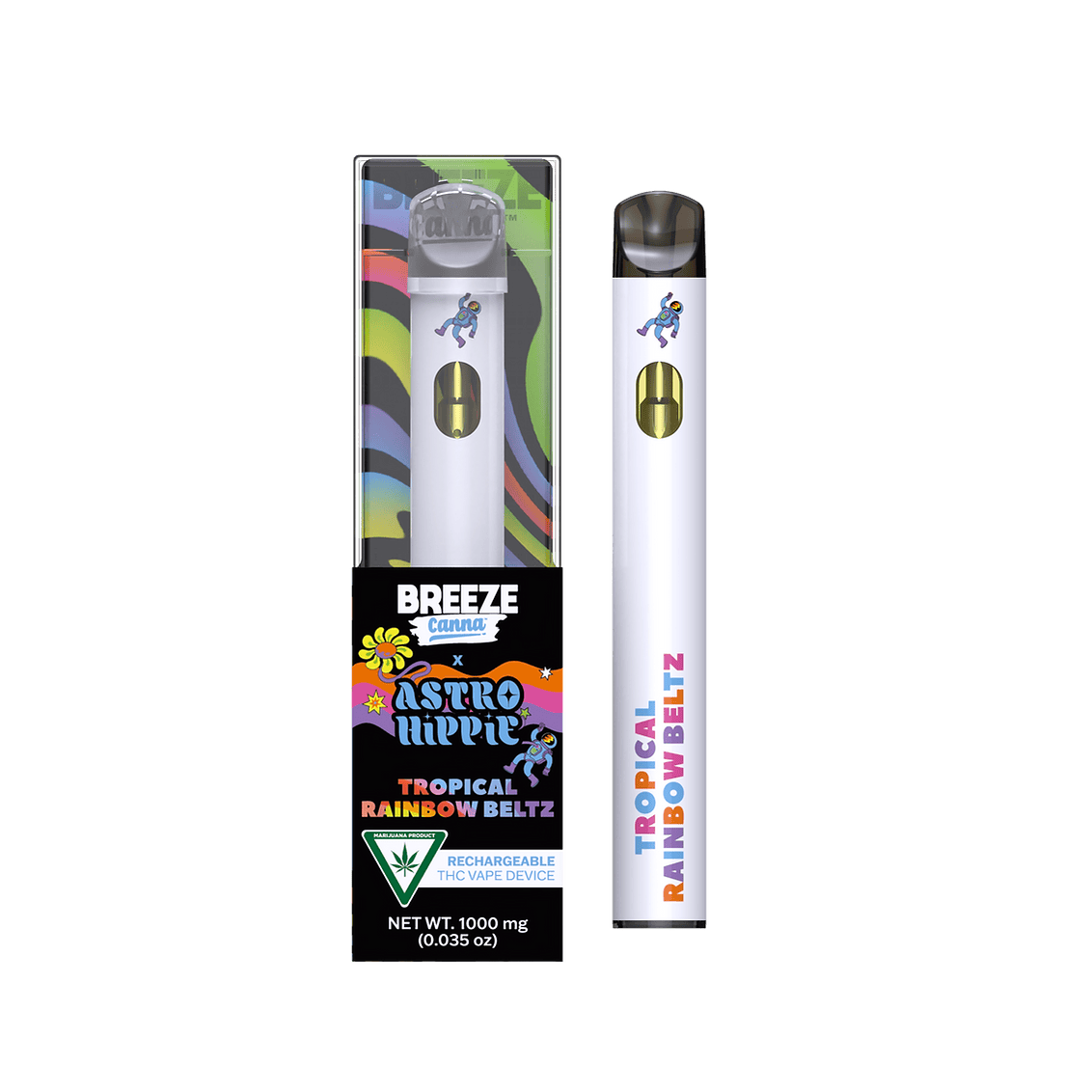 Astro Hippie - Astro Hippie | Tropical Rainbow Beltz - Disposable Vape - 1g - 1