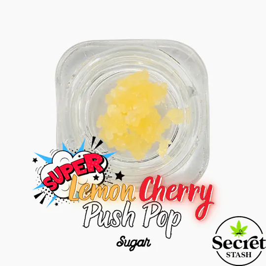 Secret Stash - Secret Stash | Sugar | Super Lemon Chery Push Pop | 1g - 1