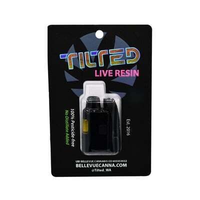 Tilted by Bellevue Cannabis Co - Gorilla Glue – Live Resin – Disposable Vape – 1g - 1