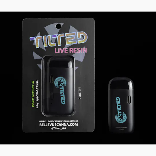 Tilted by Bellevue Cannabis Co - Hash Burger | LIve Resin Disposable | 1g - 1