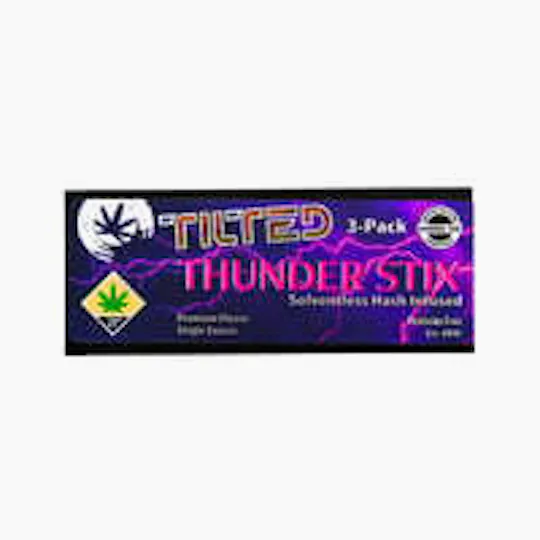 Tilted by Bellevue Cannabis Co - Spritzer – Thunderstix – Hash Infused Pre Roll – 1.2g – 3 Pack (3.6g) - 1