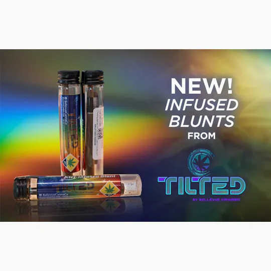 Tilted by Bellevue Cannabis Co - Sour Lemon Drop – Kief Infused Blunt – 1.2g - 1