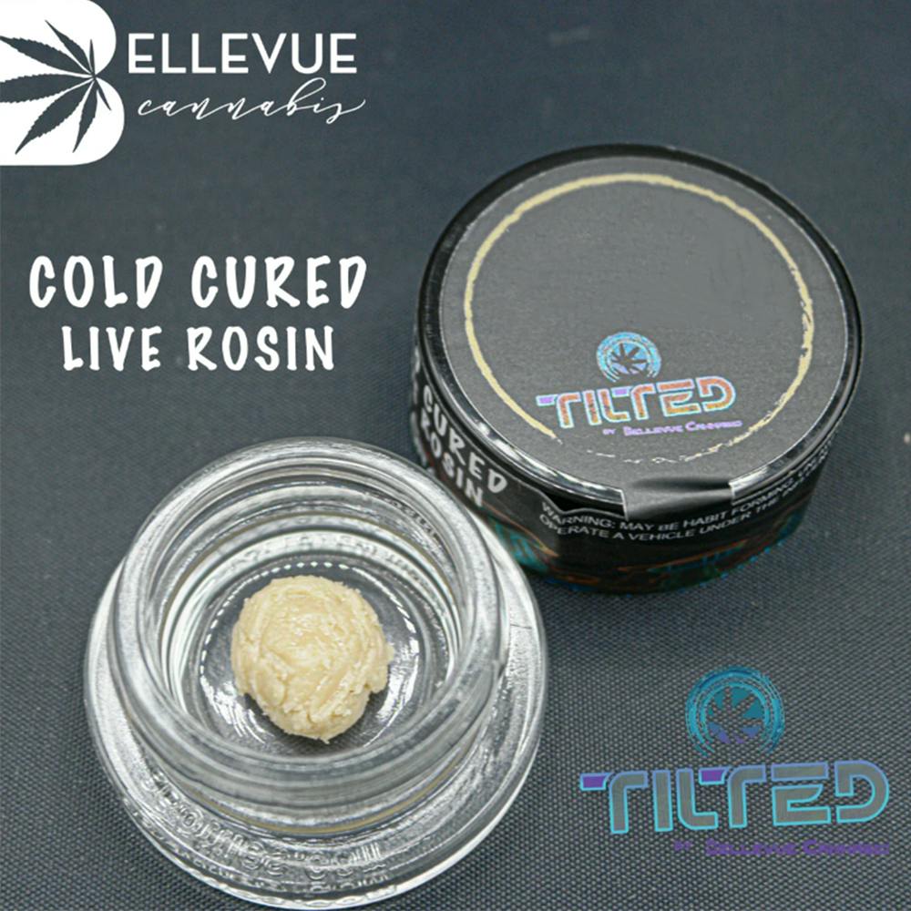 Tilted by Bellevue Cannabis Co - Gorilla Glue – Cold Cured Live Rosin – 1g - 1