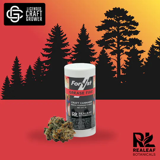 Realeaf Botanicals - Grease Fire Foryst Flower 1g - 1
