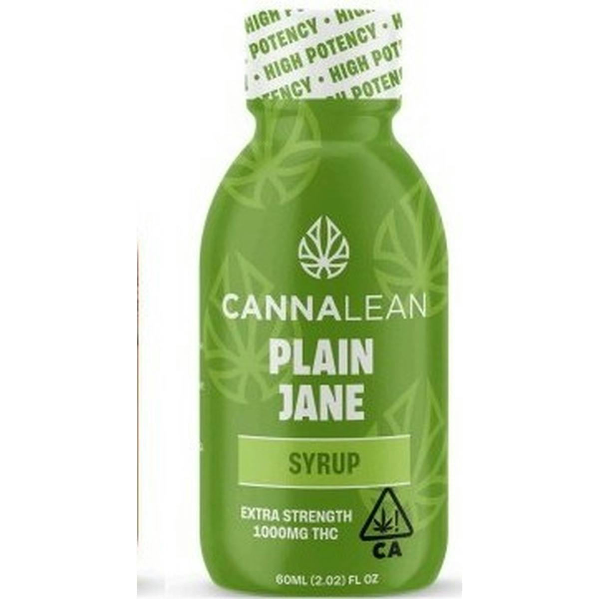 Cannalean - Cannalean | Plain Jane (Unflavored) | 1000mg THC Syrup - 1