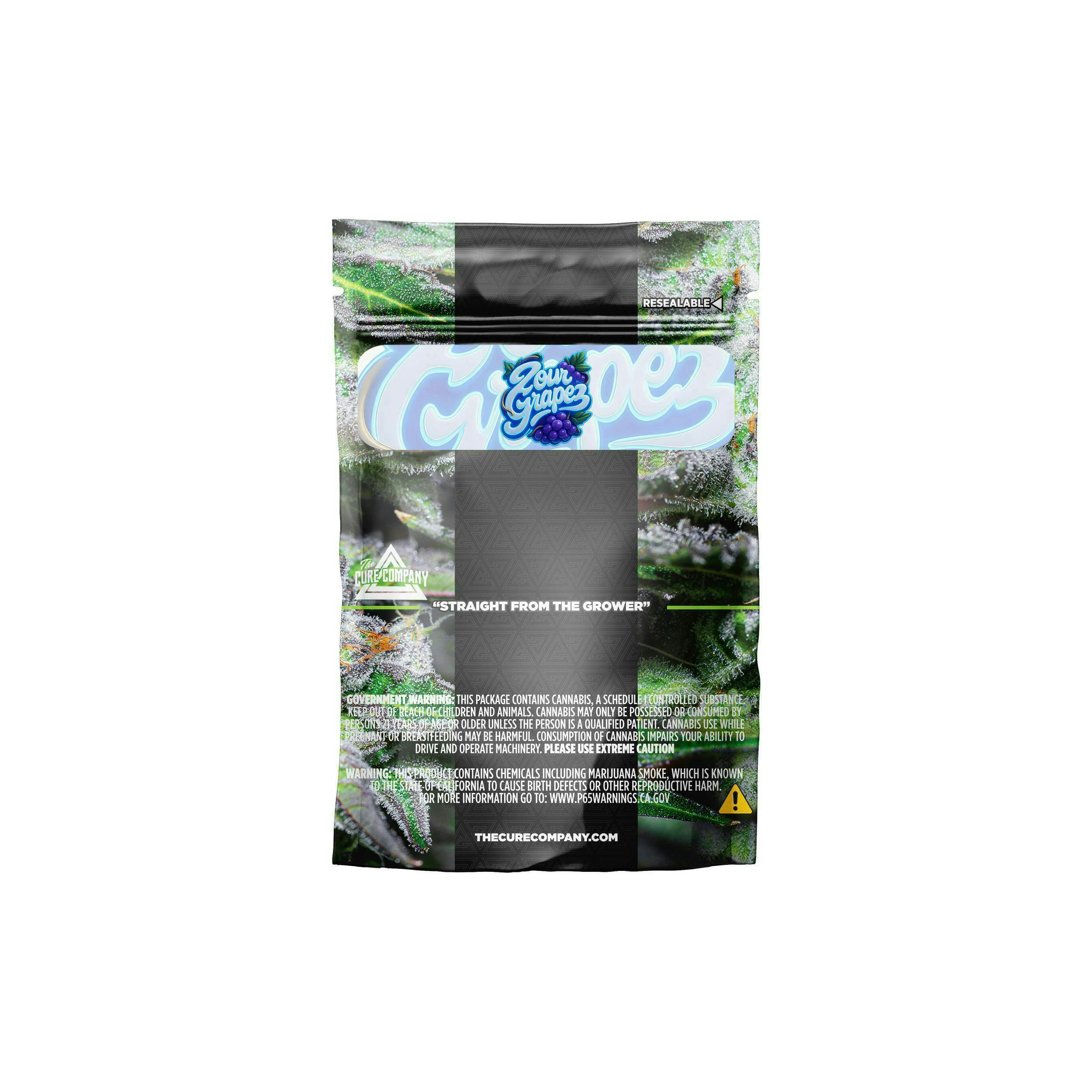 The Cure Company - The Cure Company | Zour Grapez | Smalls | 3.5g - 1