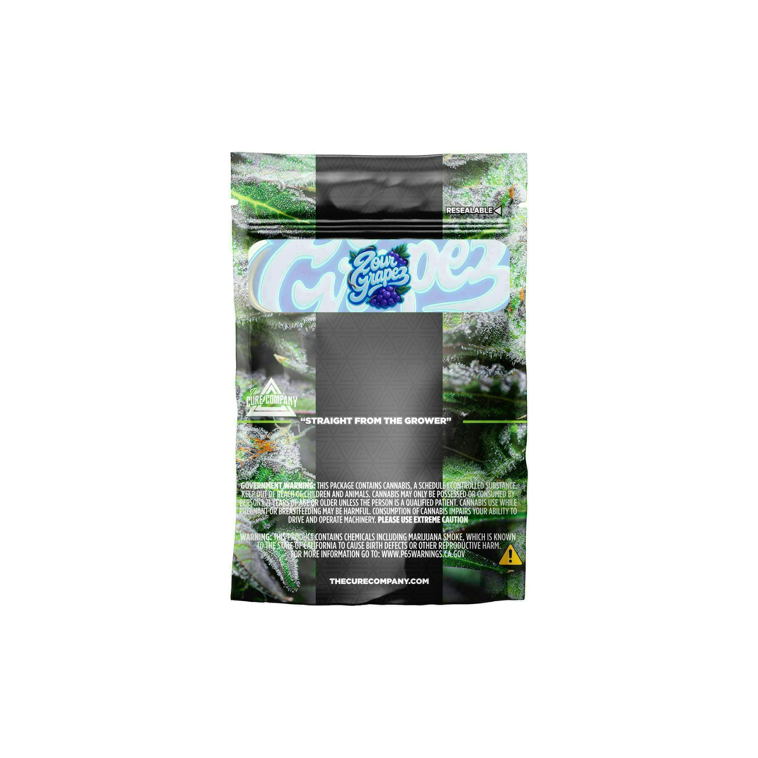 The Cure Company - The Cure Company | Zour Grapez | Smalls | 3.5g - 1