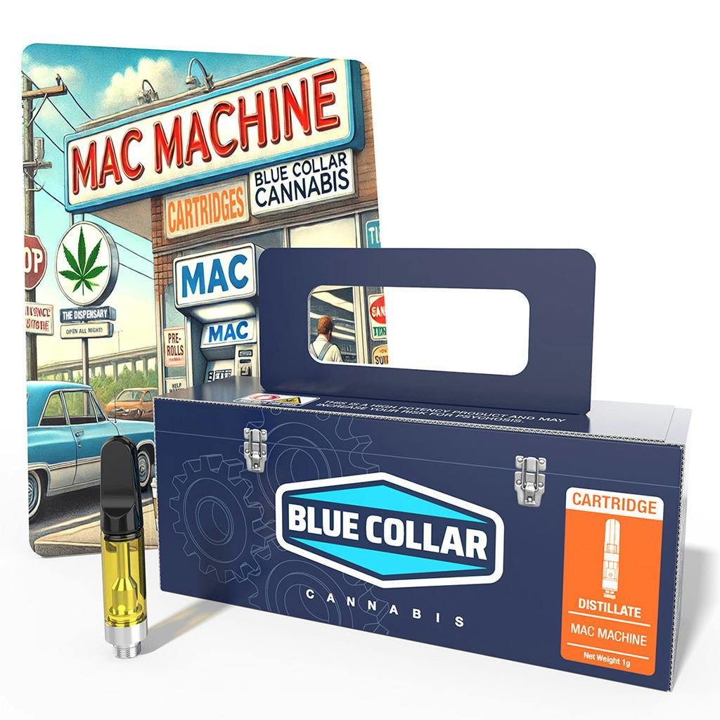 Blue Collar Cannabis - Blue Collar | Mac Machine Cartridge 1g - 1