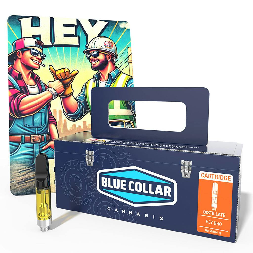 Blue Collar Cannabis - Blue Collar | Hey Bro Cartridge 1g - 1