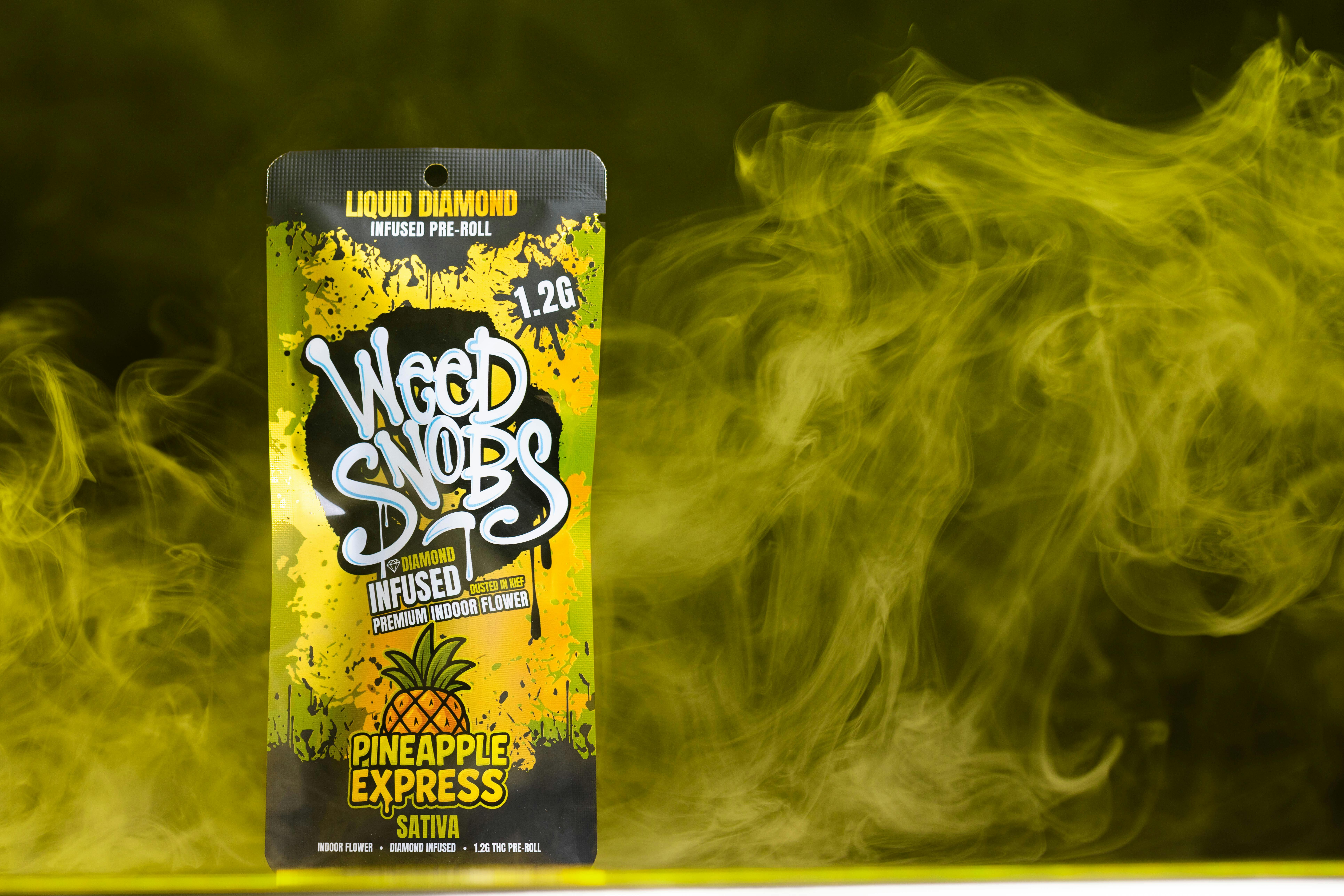 Weed Snobs - Pineapple Express Liquid Diamond Infused Preroll 1.2g - 1