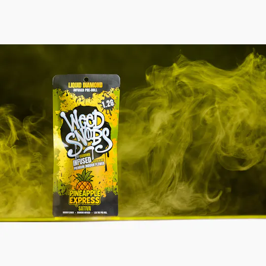 Weed Snobs - Pineapple Express Liquid Diamond Infused Preroll 1.2g - 1