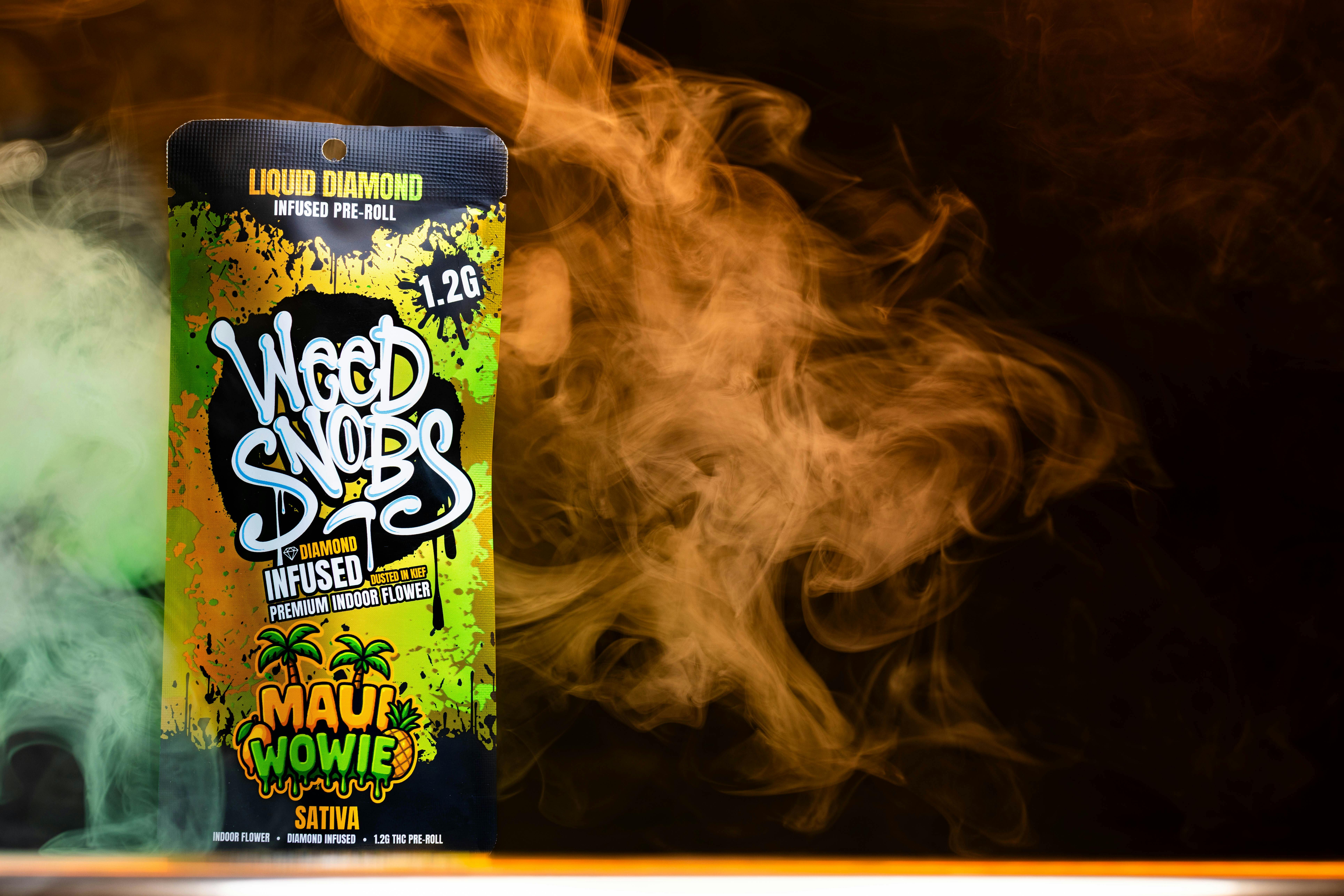 Weed Snobs - Maui Wowie Liquid Diamond Infused Preroll 1.2g - 1
