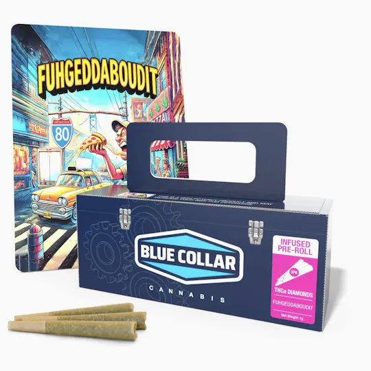 Blue Collar Cannabis - Blue Collar | Fuhgeddaboudit Infused Pre Rolls 3pk - .33g - 1