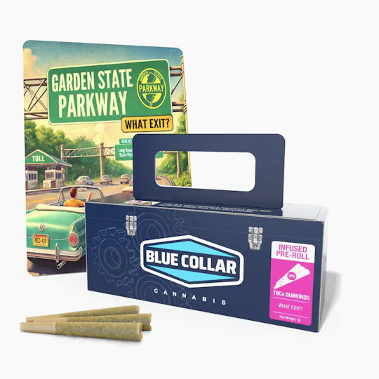 Blue Collar Cannabis - Blue Collar | What Exit? Infused Pre Rolls 3pk - .33g - 1