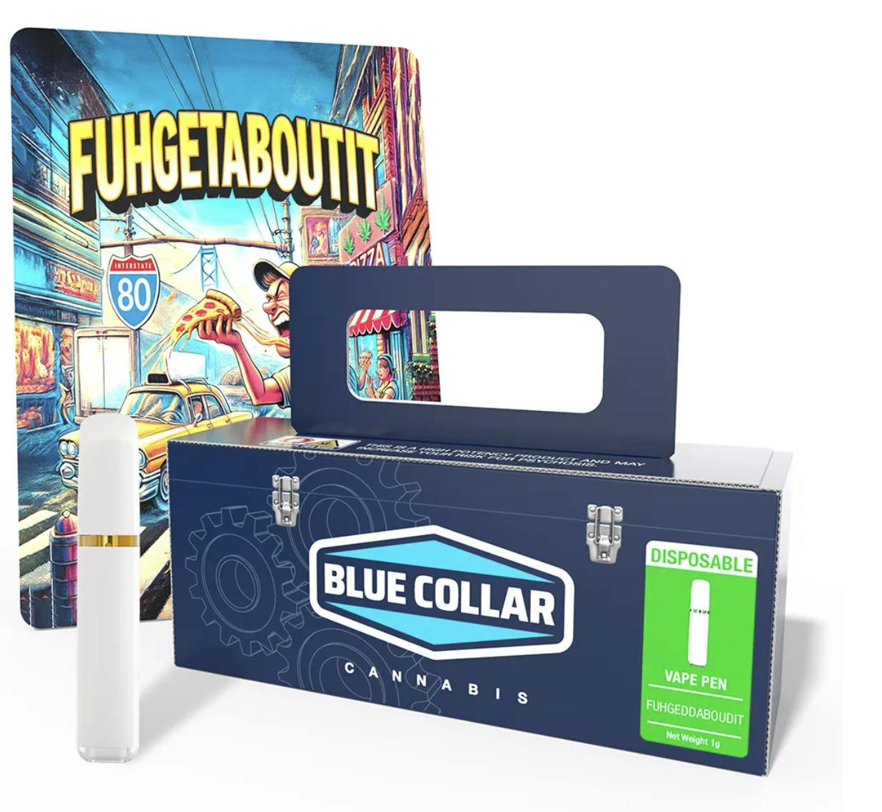 Blue Collar Cannabis - Blue Collar | Fuhgeddaboudit AIO 2g - 1