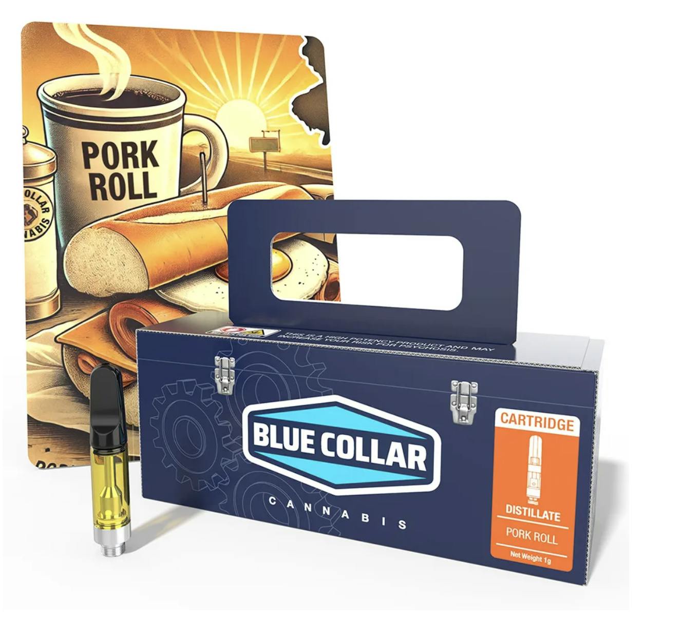 Blue Collar Cannabis - Blue Collar | Pork Roll Cartridge .5g - 1