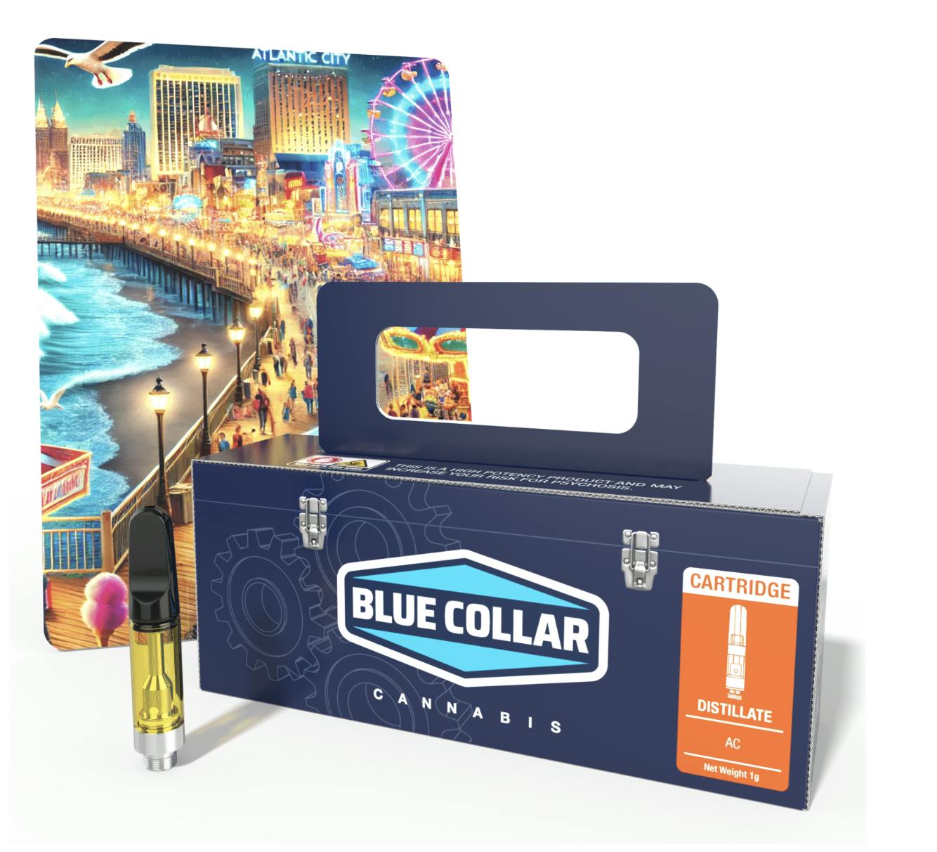 Blue Collar Cannabis - Blue Collar | Atlantic City "AC" Cartridge .5g - 1