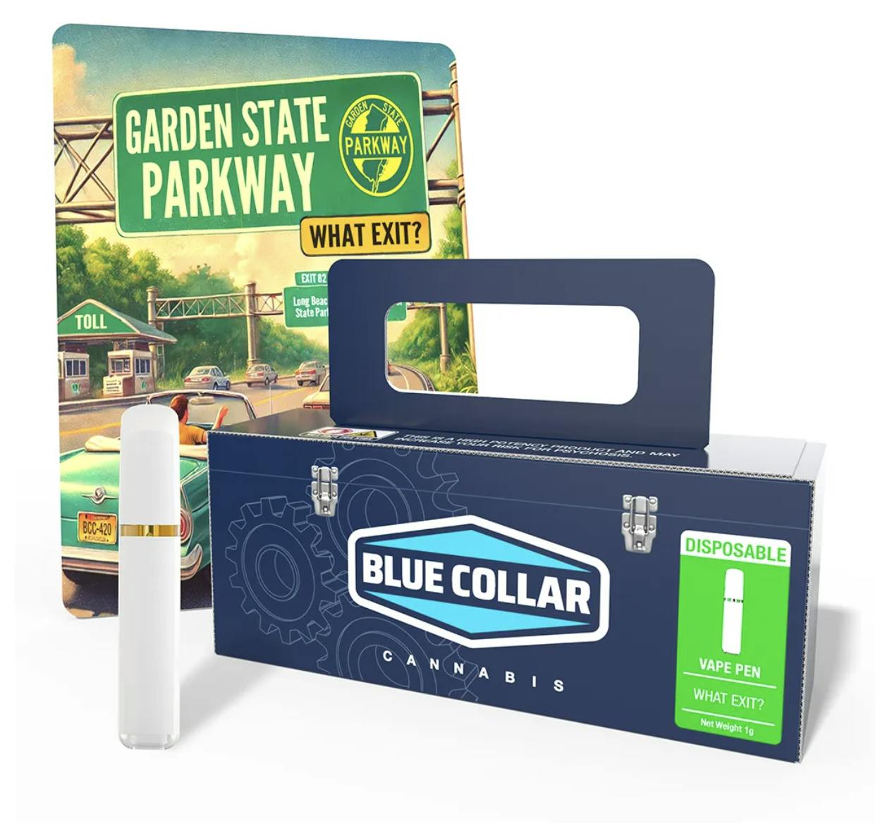 Blue Collar Cannabis - Blue Collar | What Exit? AIO 2g - 1