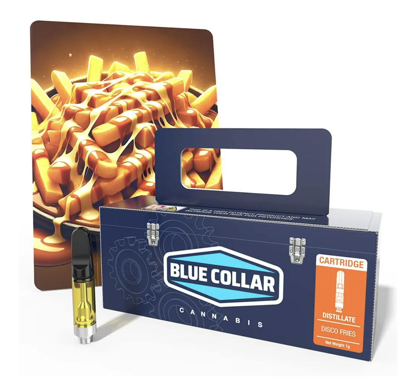 Blue Collar Cannabis - Blue Collar | Disco Fries Cartridge .5g - 1
