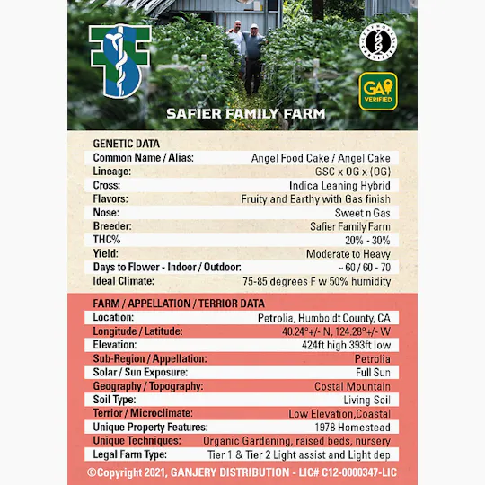 Fresh Strain - FRESH STRAIN - ANGEL FOOD CAKE - FLOWER - 5G - 1