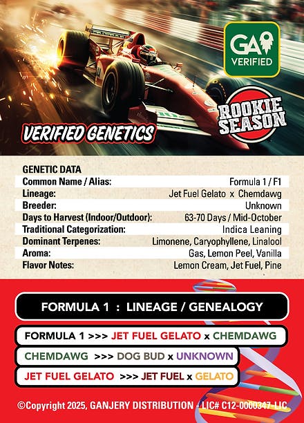 Fresh Strain - FRESH STRAIN - FORMULA 1 - FLOWER - 5G - 1