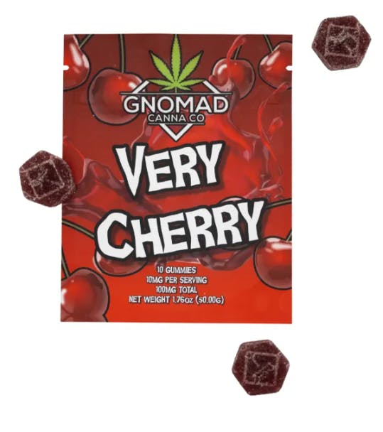 Gnomad - GNOMAD GUMMIES 100MG- VERY CHERRY - 1