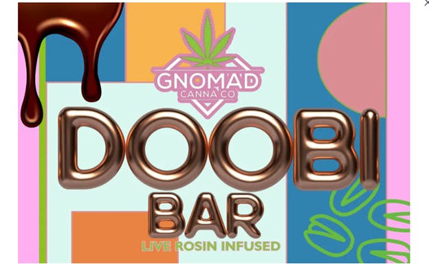 Gnomad - GNOMAD BAR 100MG- DOOBI (ROSIN INFUSED) - 1