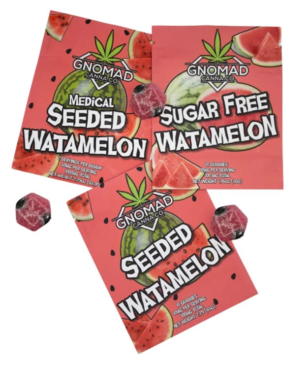 Gnomad - GNOMAD GUMMIES 1000MG (MED) - SEEDED WATAMELON - 1