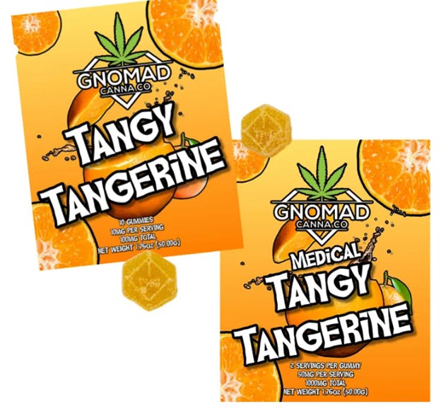 Gnomad - GNOMAD GUMMIES 1000MG (MED) - TANGY TANGERINE - 1