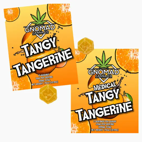 Gnomad - GNOMAD GUMMIES 1000MG (MED) - TANGY TANGERINE - 1