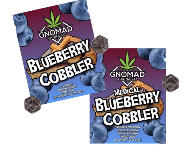 Gnomad - GNOMAD GUMMIES 1000MG (MED)- BLUEBERRY COBBLER - 1
