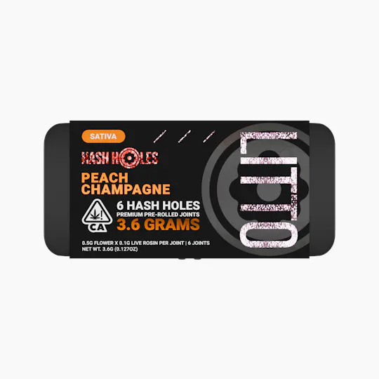 LITTO - LITTO - Peach Champagne - Mini Hash Holes - Sativa - 3.6G - 1