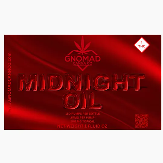 Gnomad - GNOMAD MIDNIGHT OIL LUBRICANT 100MG - 1