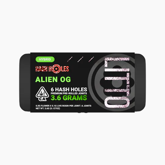 LITTO - LITTO - Alien OG - Mini Hash Holes - Hybrid - 3.6G - 1