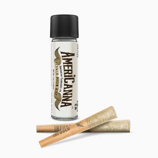 AmeriCanna - Cherry Bomb 2X Rosin Infused 2pk Pre-rolls (1.3g) - 1