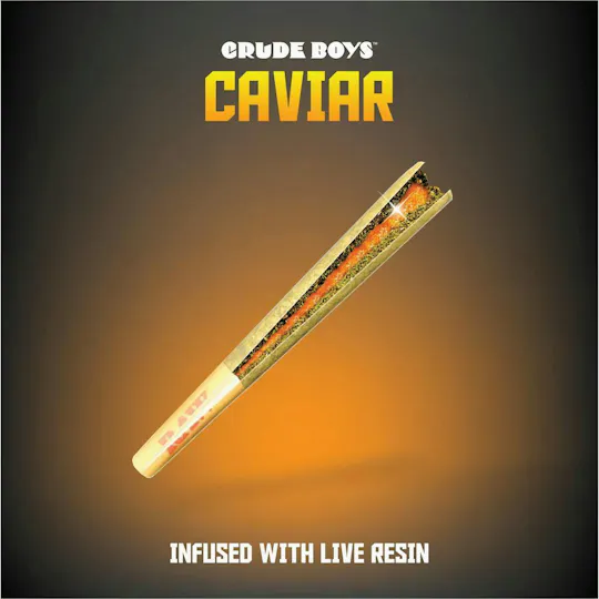 Crude Boys Concentrates - Crude Boys Concentrates | Good Day Caviar | Infused Joint | 1.2g - 1