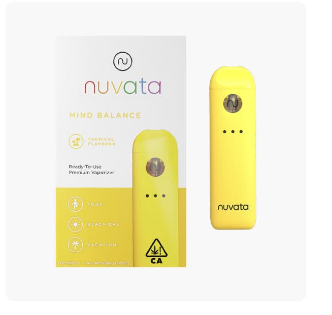 Nuvata - Nuvata | Mind Balance Tropical | Disposable | 0.5g - 1