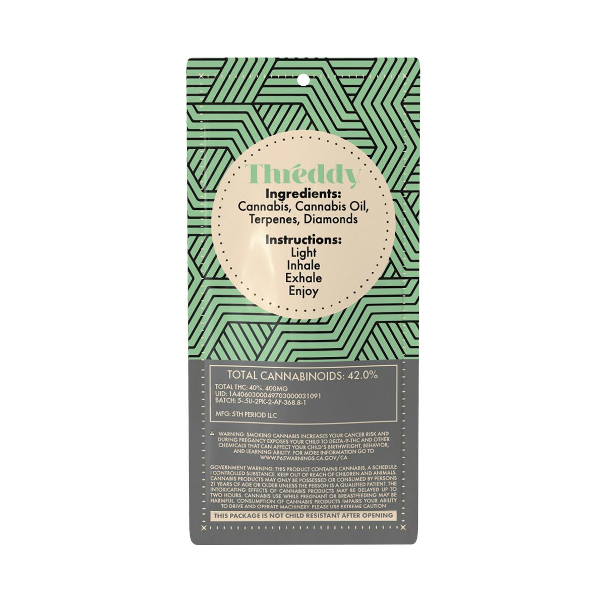 Threddy - Threddy - 2PK - Apple Fritter - 1G - 1