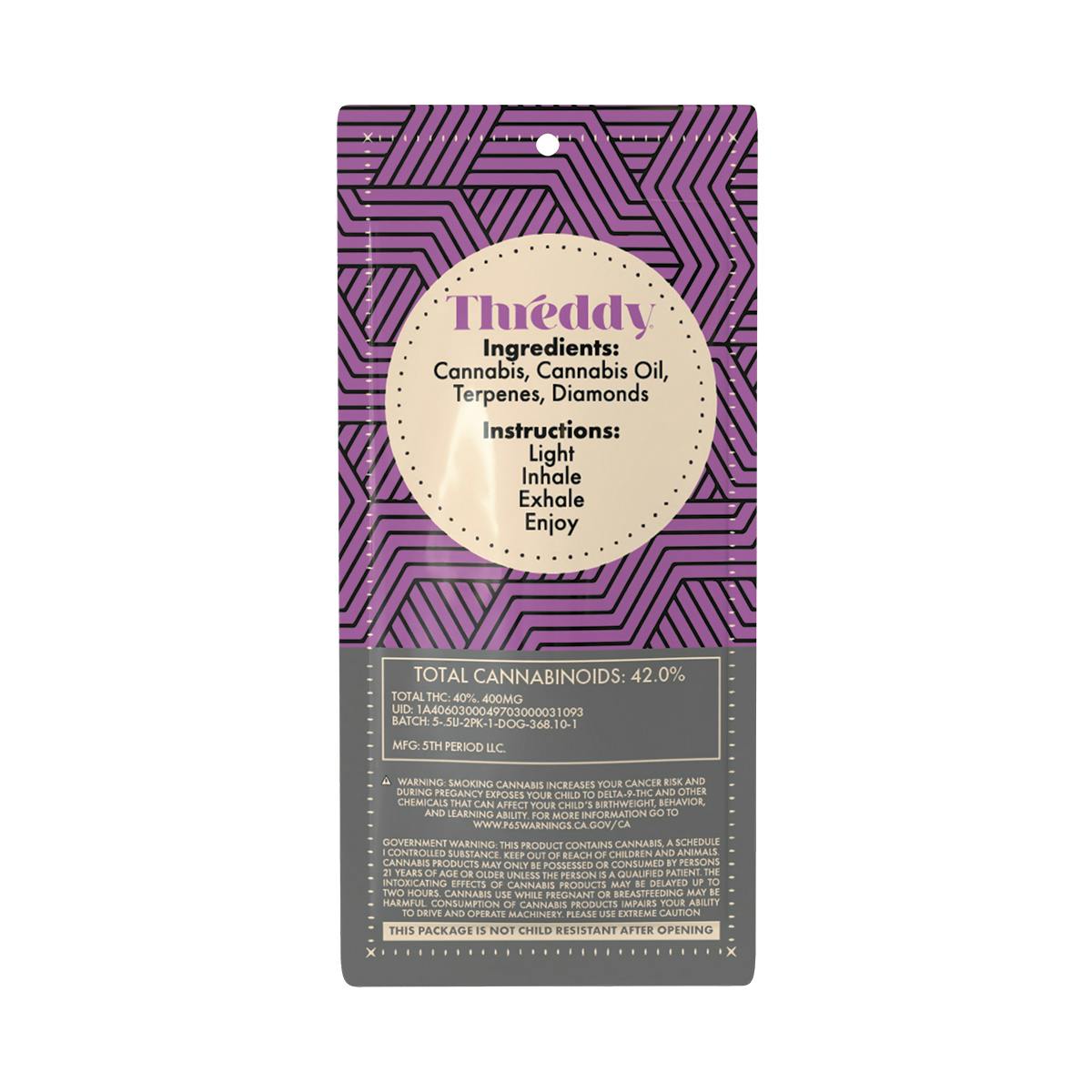 Threddy - Threddy - 2PK - Diablo OG - 1G - 1