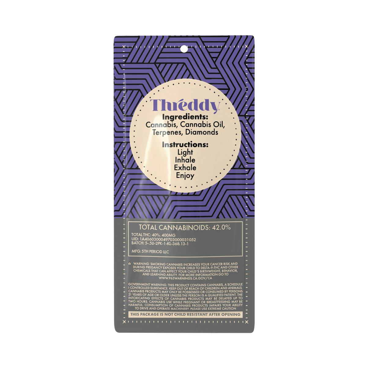 Threddy - Threddy - 2PK - King Louis OG - 1G - 1