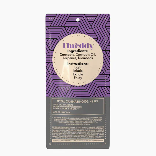 Threddy - Threddy - 2PK - Master Kush - 1G - 1