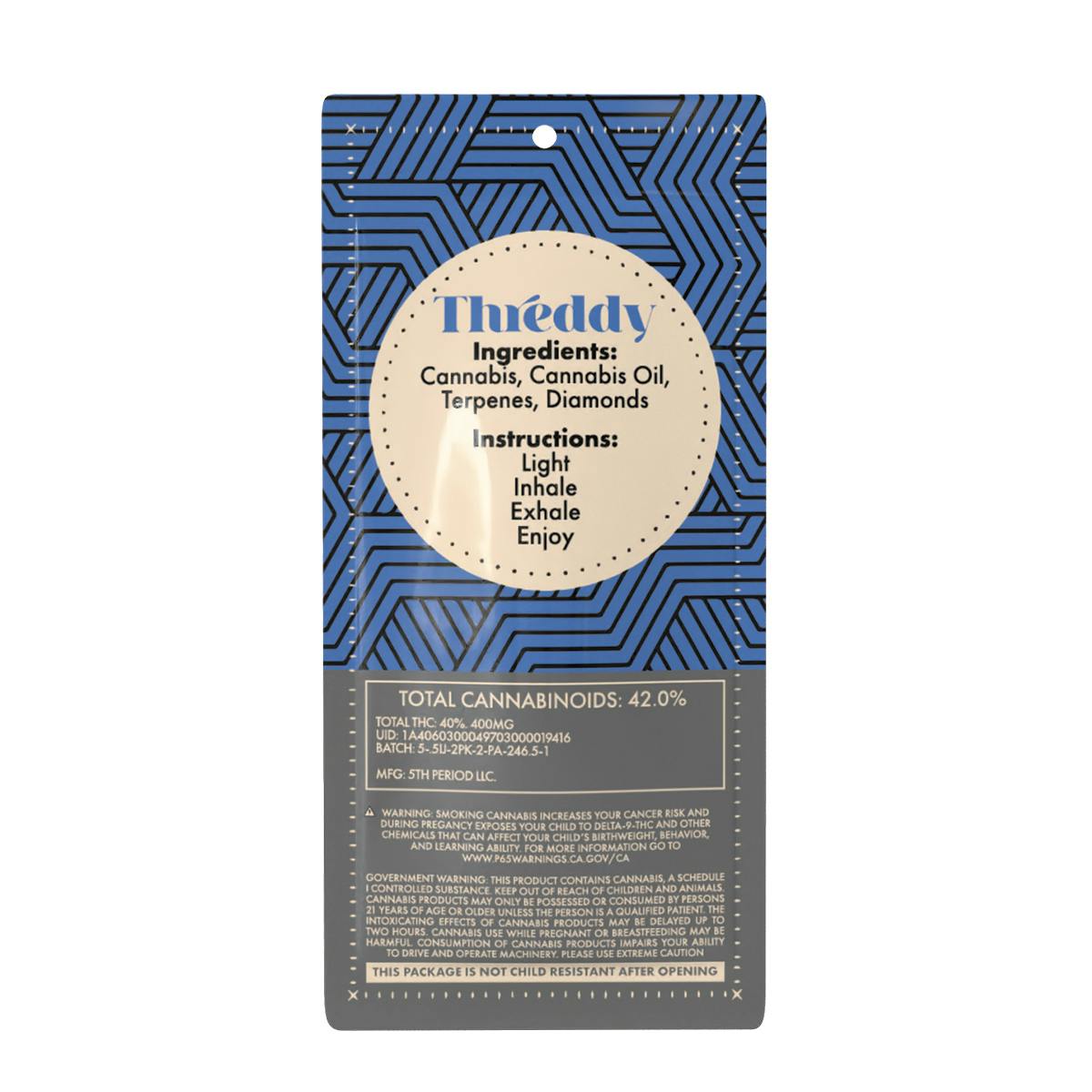 Threddy - Threddy - 2PK - Pink Acai - 1G - 1