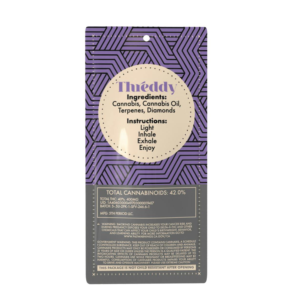 Threddy - Threddy - 2PK - SFV OG - 1G - 1