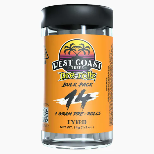 West Coast Treez - Newport Nirvana – Hybrid – Pre Rollz – 14ct - 1