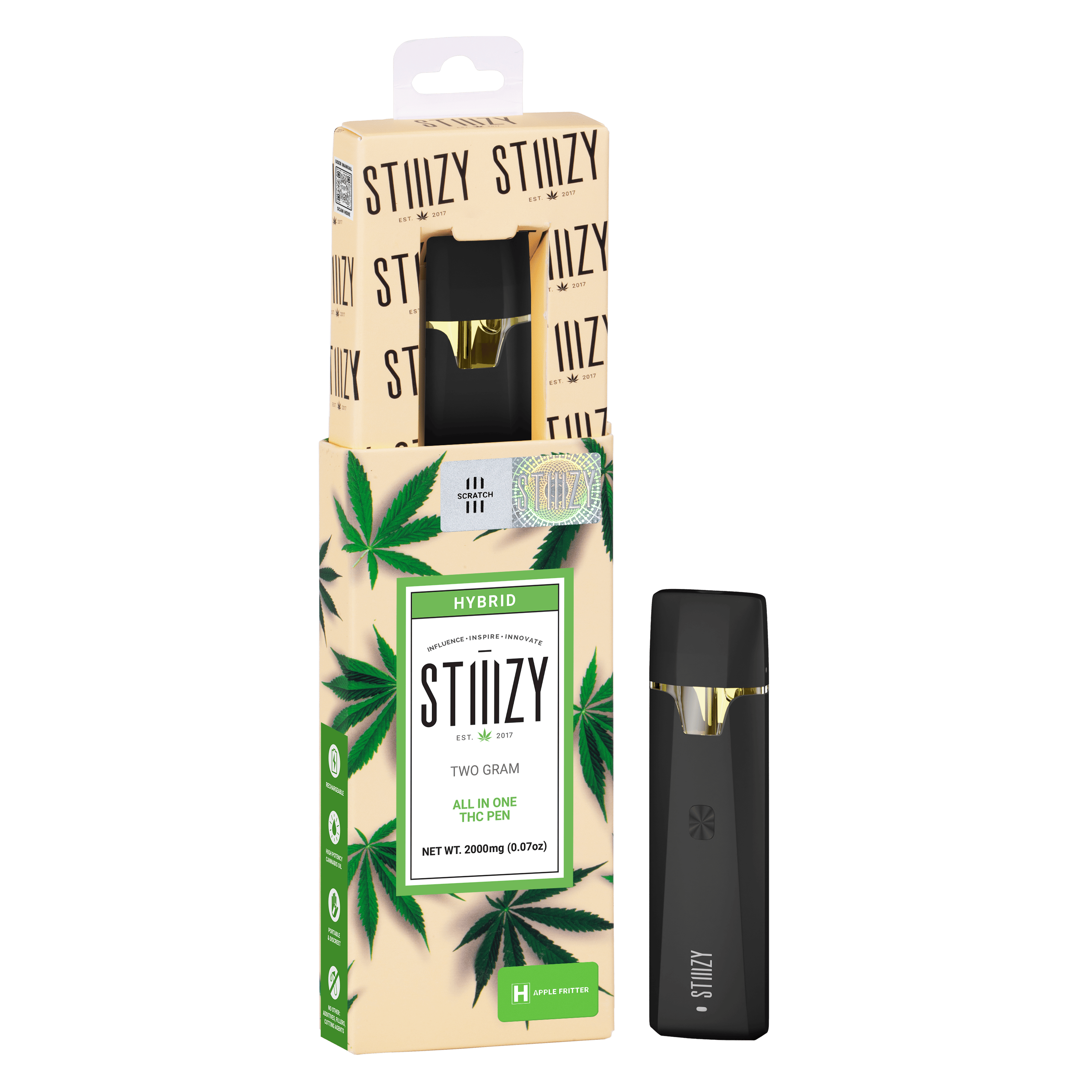 STIIIZY - STIIIZY - APPLE FRITTER - 2G All-In-One - 1
