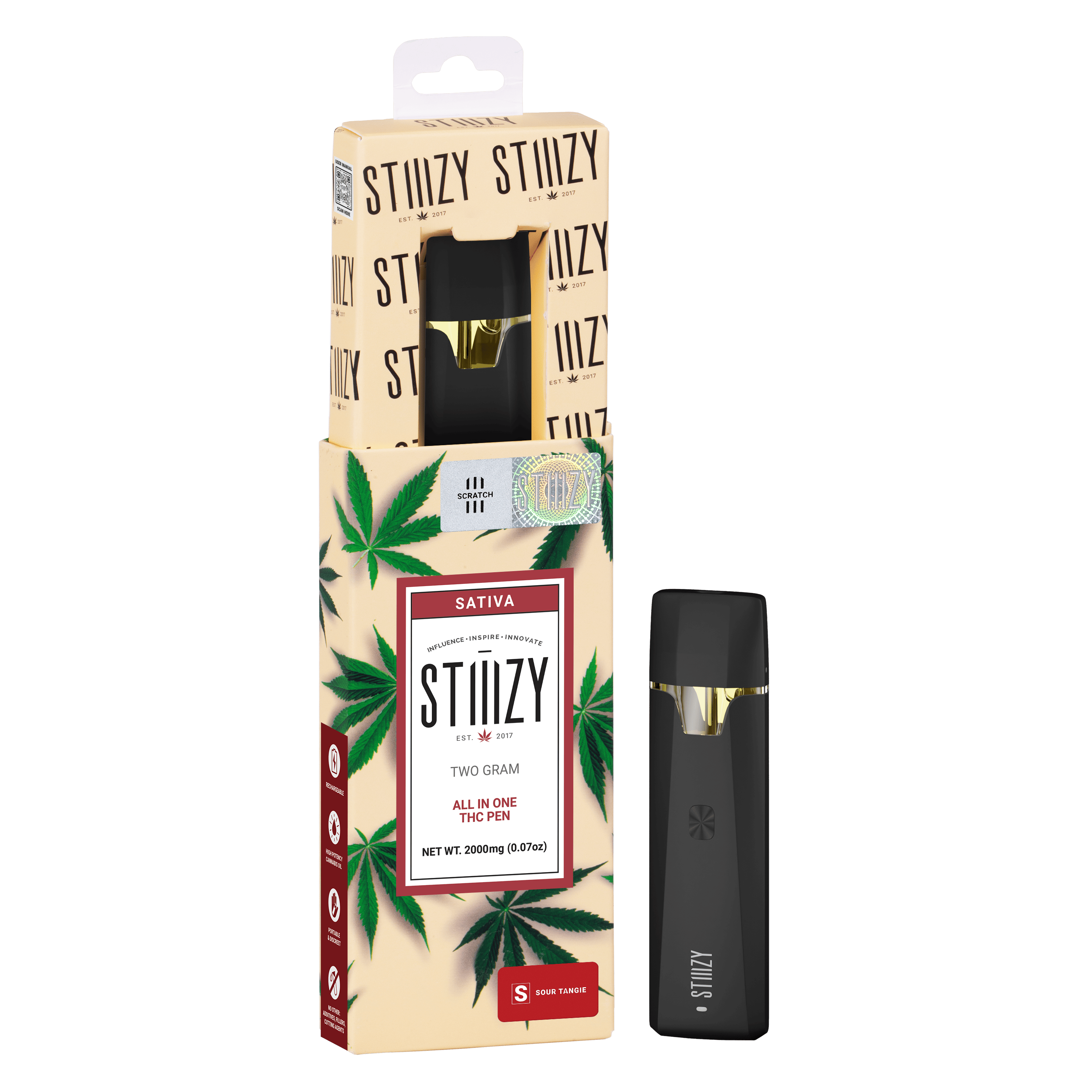 STIIIZY - STIIIZY - SOUR TANGIE - 2G All-In-One - 1