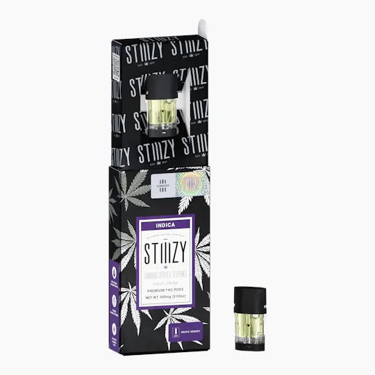 STIIIZY - Vape Cartridge - GRAPE SORBET .5G CDT Pod - STIIIZY - 1