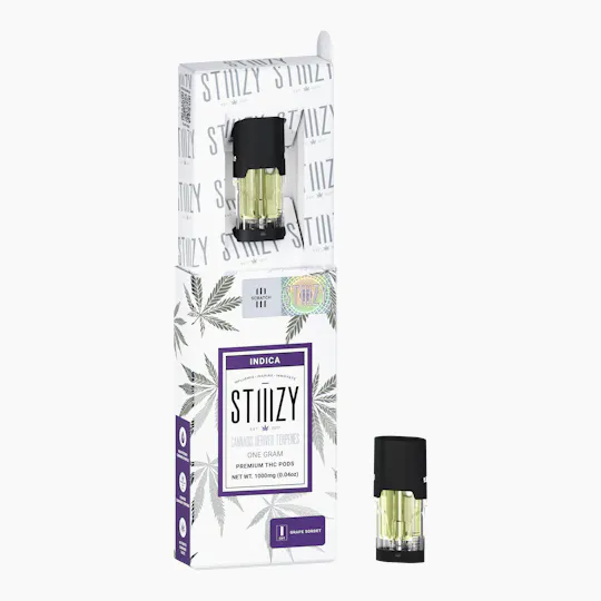 STIIIZY - Vape Cartridge - GRAPE SORBET 1G CDT Pod - STIIIZY - 1